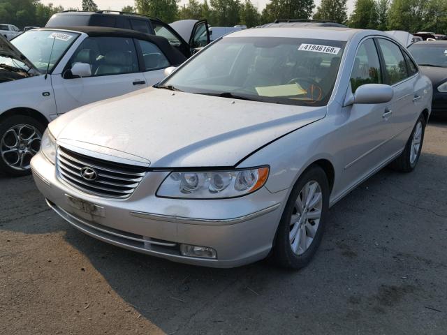 KMHFC46D79A349727 - 2009 HYUNDAI AZERA GLS SILVER photo 2