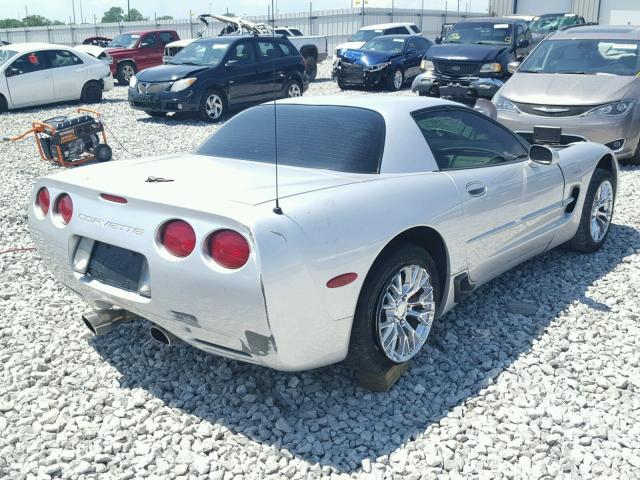 1G1YY12S615133522 - 2001 CHEVROLET CORVETTE Z SILVER photo 4