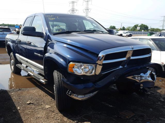 1D7KS28D65J598267 - 2005 DODGE RAM 2500 S BLUE photo 1