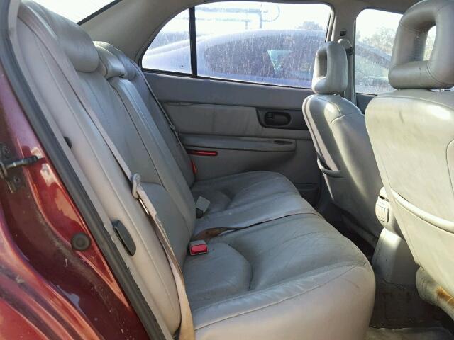 2G4WF5217X1491690 - 1999 BUICK REGAL GS BURGUNDY photo 6