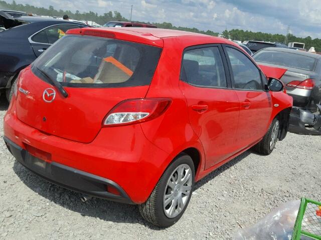 JM1DE1KY2E0176227 - 2014 MAZDA MAZDA2 SPO 红色 照片 4