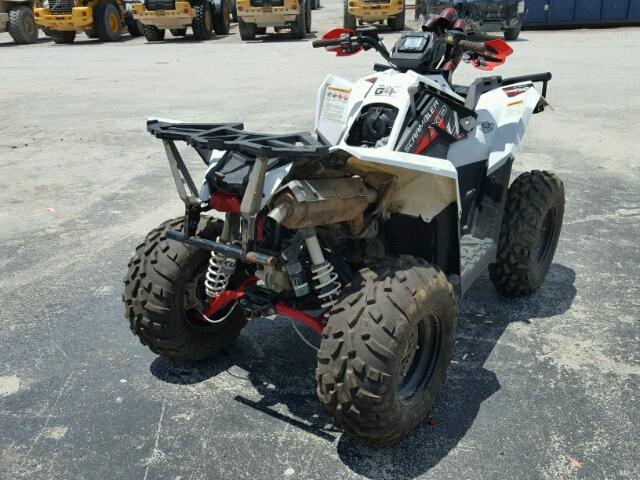 4XAGH9EA4EA606715 - 2014 POLARIS SCRAMBLER WHITE photo 4