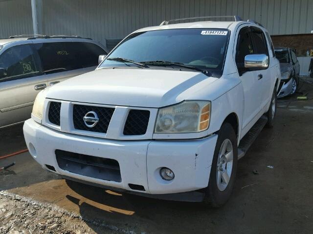 5N1AA08A74N717224 - 2004 NISSAN ARMADA WHITE photo 2