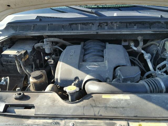 5N1AA08A74N717224 - 2004 NISSAN ARMADA WHITE photo 7