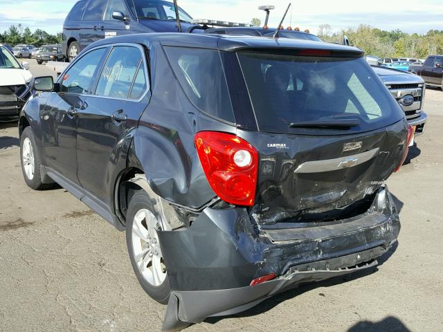 2GNFLCEK6D6251557 - 2013 CHEVROLET EQUINOX GRAY photo 3