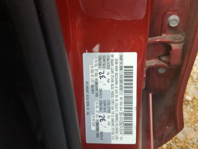 JM1DE1KZ5E0181155 - 2014 MAZDA MAZDA2 SPO 红色 照片 10