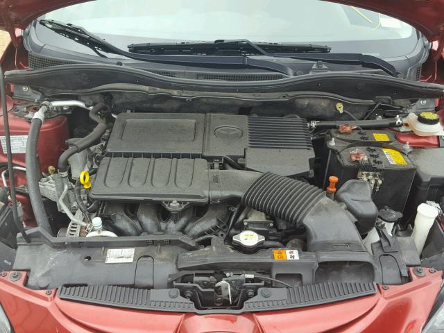 JM1DE1KZ5E0181155 - 2014 MAZDA MAZDA2 SPO 红色 照片 7