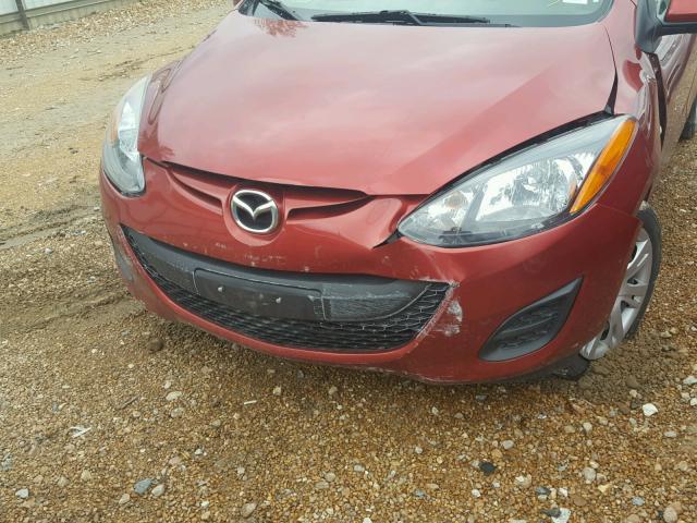 JM1DE1KZ5E0181155 - 2014 MAZDA MAZDA2 SPO 红色 照片 9