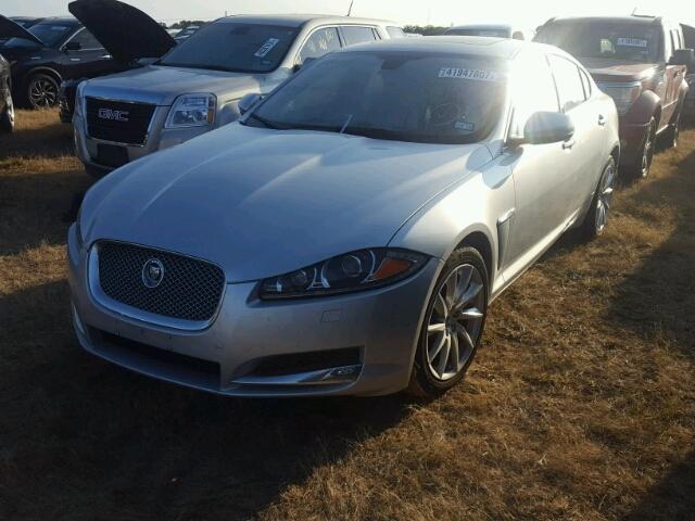 SAJWA0FB2CLS39196 - 2012 JAGUAR XF SILVER photo 2