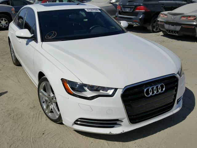 WAUCFAFC6CN139637 - 2012 AUDI A6 PREMIUM WHITE photo 1