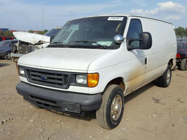 1FTNE24L67DA95030 - 2007 FORD ECONOLINE WHITE photo 2