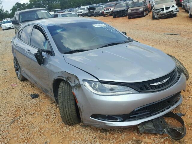 1C3CCCBBXFN641306 - 2015 CHRYSLER 200 S SILVER photo 1