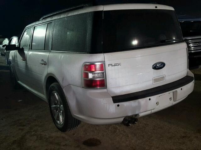 2FMDK51C09BA36392 - 2009 FORD FLEX WHITE photo 3