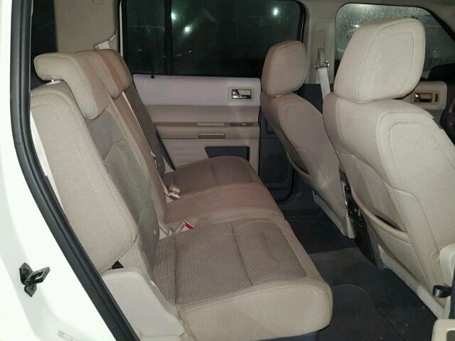 2FMDK51C09BA36392 - 2009 FORD FLEX WHITE photo 6