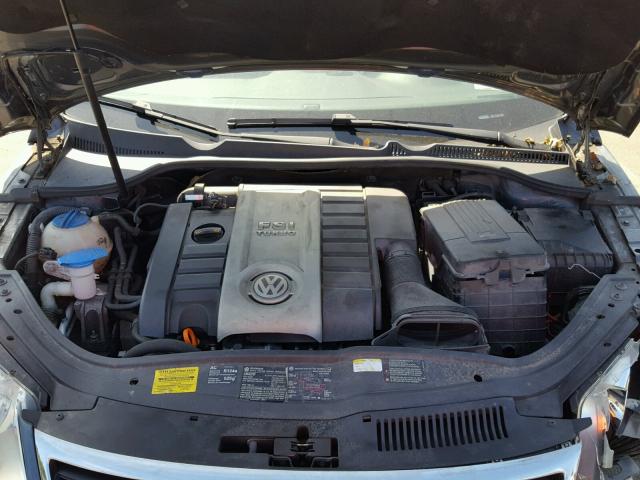 WVWDA71F37V036837 - 2007 VOLKSWAGEN EOS 2.0T S GRAY photo 7