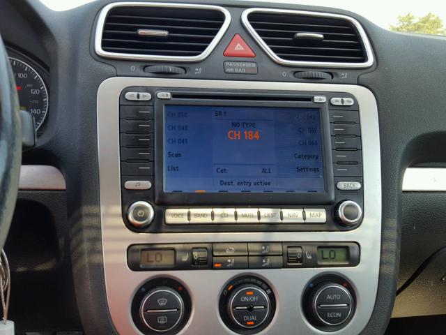 WVWDA71F37V036837 - 2007 VOLKSWAGEN EOS 2.0T S Boz foto 9