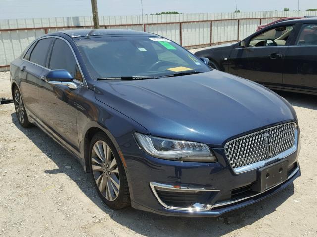 3LN6L5FC7HR614079 - 2017 LINCOLN MKZ RESERV BLUE photo 1