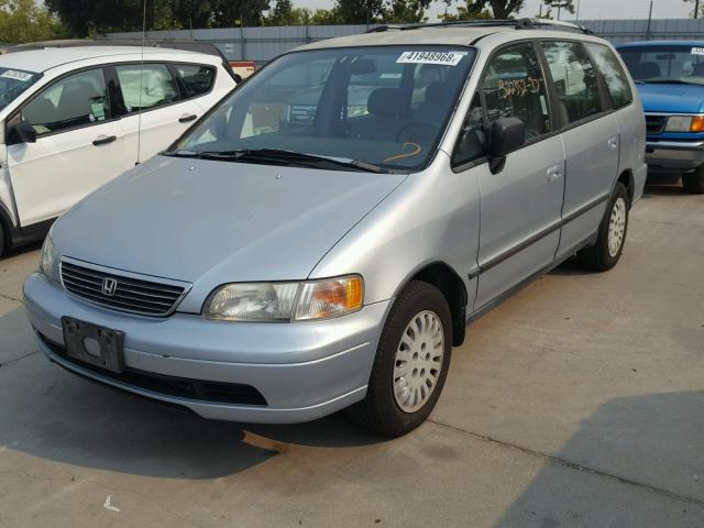 JHMRA1869VC007178 - 1997 HONDA ODYSSEY BA BLUE photo 2