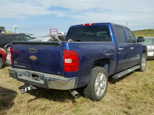 3GCRCSE05AG228897 - 2010 CHEVROLET SILVERADO BLUE photo 4