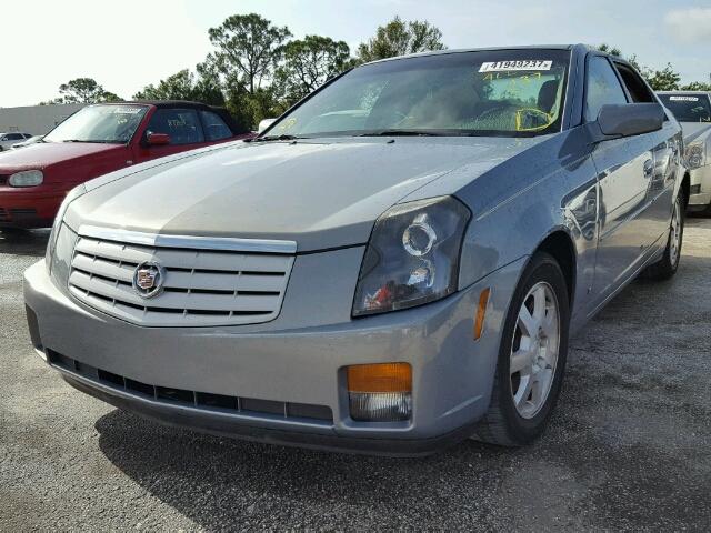 1G6DP577270139993 - 2007 CADILLAC CTS BLUE photo 2