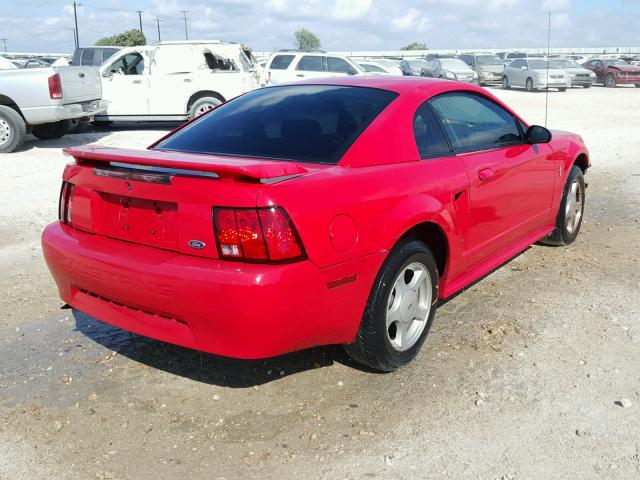 1FAFP40432F217712 - 2002 FORD MUSTANG RED photo 4