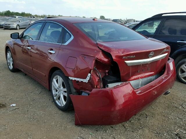 1N4BL3AP8DC906033 - 2013 NISSAN ALTIMA RED photo 3