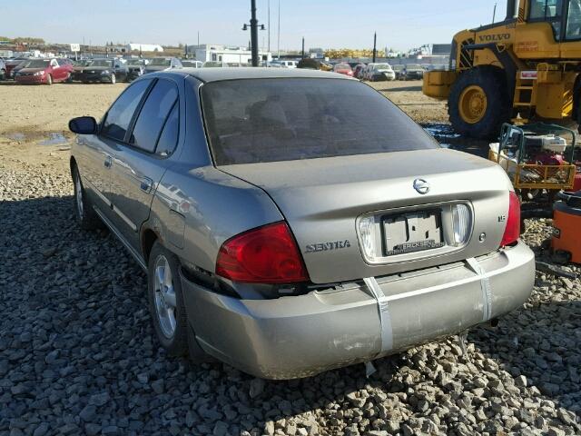 3N1CB51D34L823510 - 2004 NISSAN SENTRA 1.8 GRAY photo 3