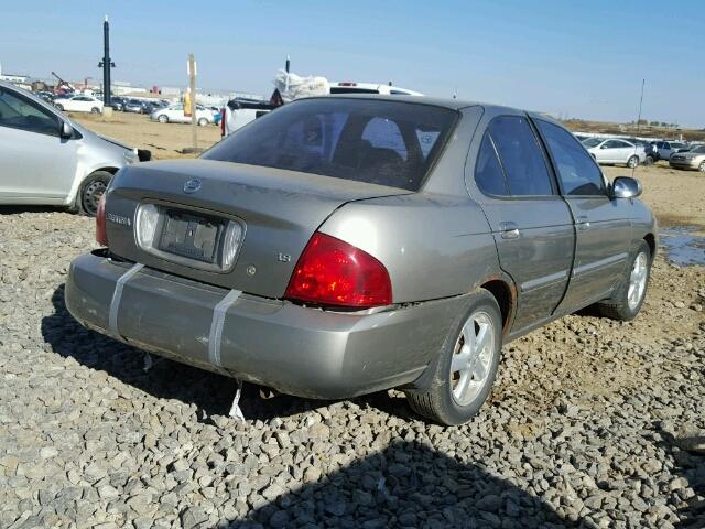 3N1CB51D34L823510 - 2004 NISSAN SENTRA 1.8 GRAY photo 4