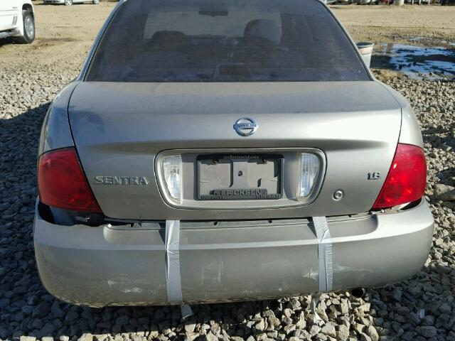 3N1CB51D34L823510 - 2004 NISSAN SENTRA 1.8 GRAY photo 9