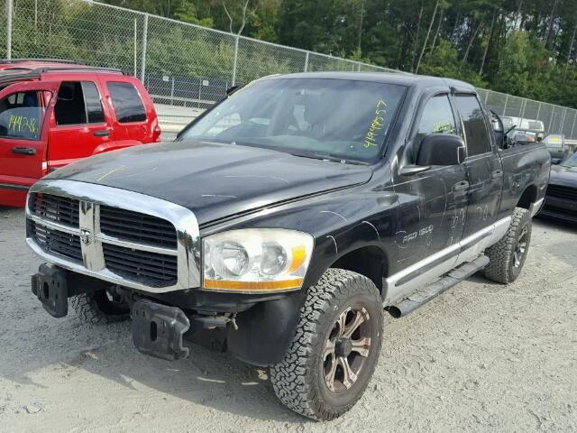 1D7HU18N46S636808 - 2006 DODGE RAM 1500 S BLACK photo 2