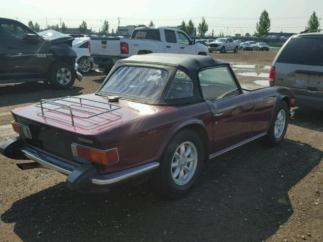 CF18313 - 1974 TRIUMPH CAR TR6 BURGUNDY photo 4