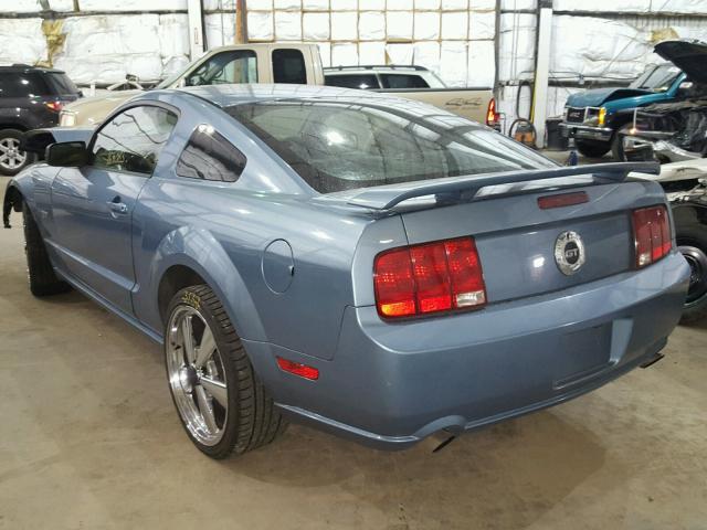 1ZVFT82H665112751 - 2006 FORD MUSTANG GT BLUE photo 3