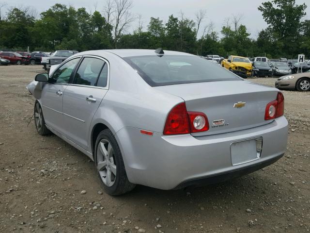 1G1ZC5EU4CF377478 - 2012 CHEVROLET MALIBU 1LT SILVER photo 3