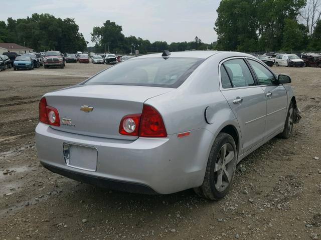 1G1ZC5EU4CF377478 - 2012 CHEVROLET MALIBU 1LT SILVER photo 4