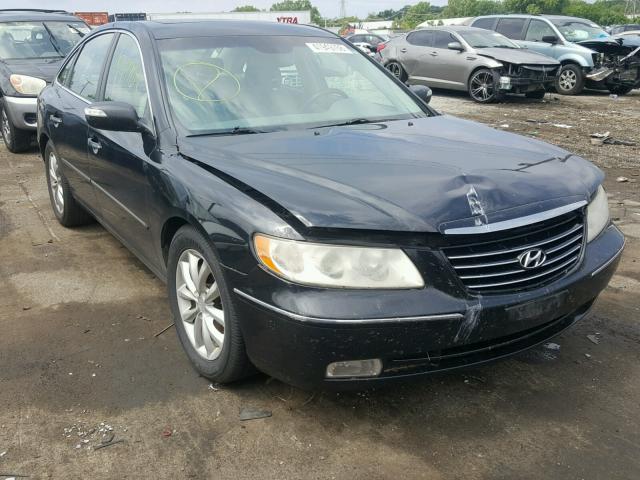 KMHFC46F98A253405 - 2008 HYUNDAI AZERA SE BLACK photo 1