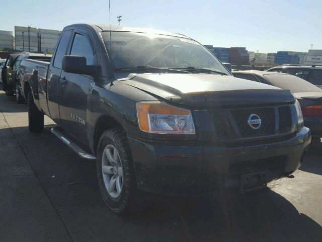 1N6AA06EX8N342281 - 2008 NISSAN TITAN XE BLACK photo 1