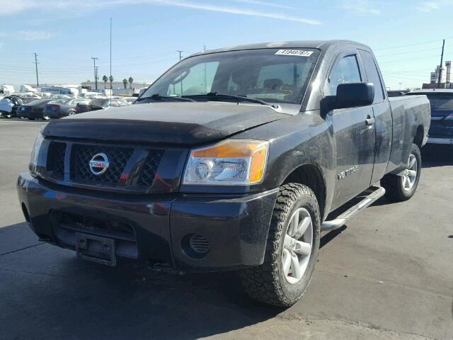 1N6AA06EX8N342281 - 2008 NISSAN TITAN XE BLACK photo 2