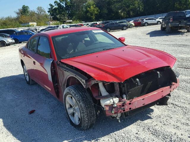 2B3CL3CGXBH527834 - 2011 DODGE CHARGER RED photo 1