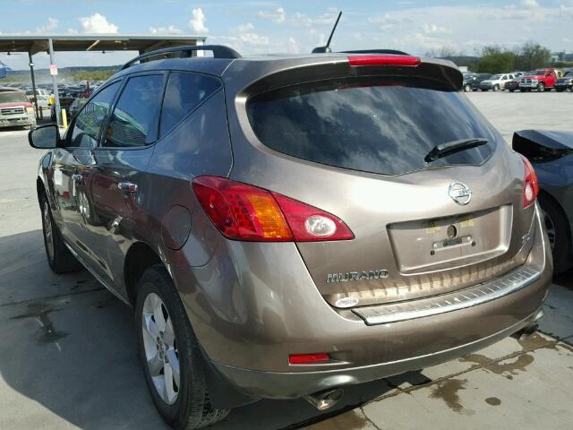 JN8AZ1MU4AW003208 - 2010 NISSAN MURANO S BROWN photo 3