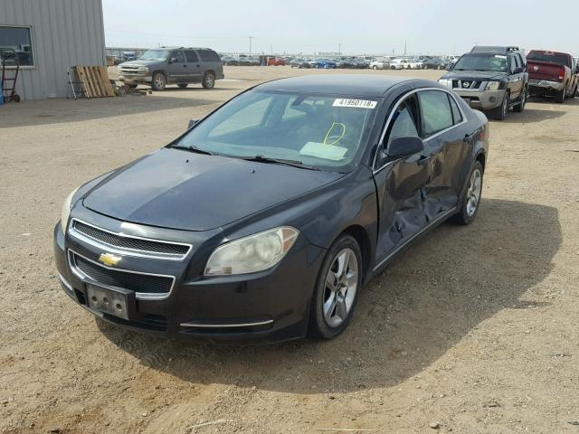 1G1ZC5E00AF178289 - 2010 CHEVROLET MALIBU 1LT შავი ფოტო 2