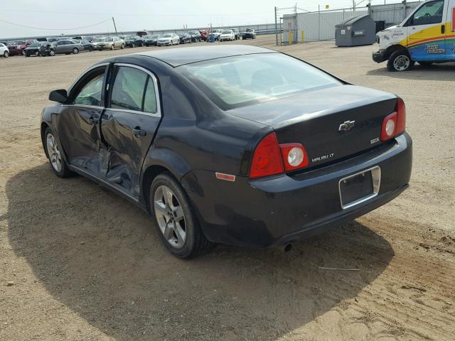 1G1ZC5E00AF178289 - 2010 CHEVROLET MALIBU 1LT შავი ფოტო 3