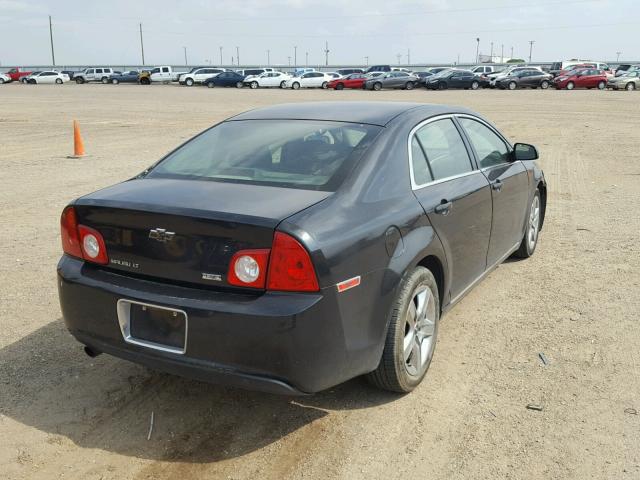 1G1ZC5E00AF178289 - 2010 CHEVROLET MALIBU 1LT შავი ფოტო 4