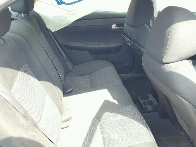 1G1ZC5E00AF178289 - 2010 CHEVROLET MALIBU 1LT შავი ფოტო 6