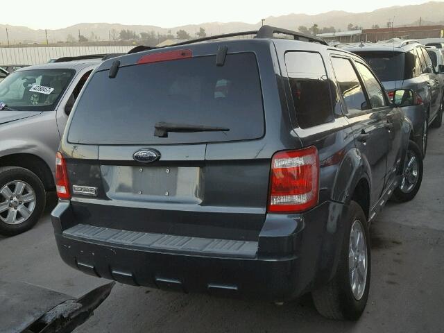 1FMCU03198KB47757 - 2008 FORD ESCAPE XLT GRAY photo 4