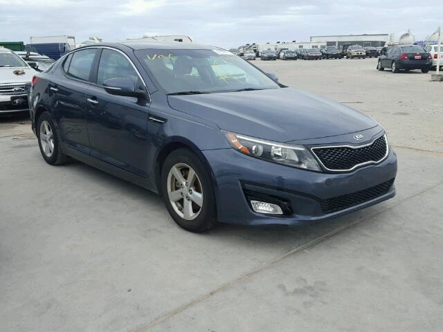 KNAGM4A78F5559410 - 2015 KIA OPTIMA LX BLUE photo 1