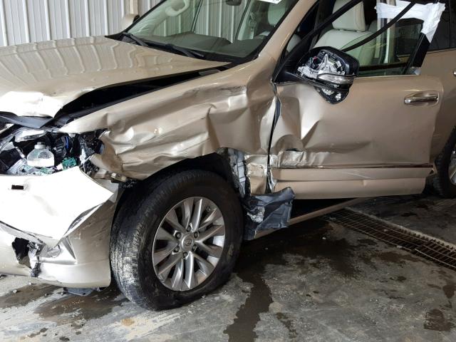 JTJBM7FX6E5080437 - 2014 LEXUS GX BASE CREAM photo 9