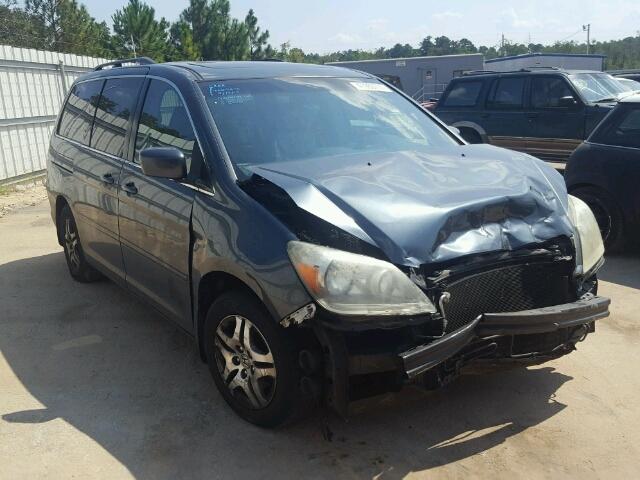 5FNRL38616B413340 - 2006 HONDA ODYSSEY GRAY photo 1