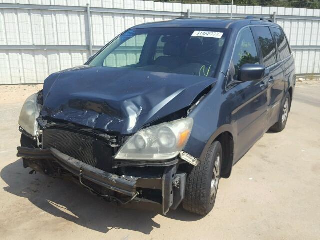 5FNRL38616B413340 - 2006 HONDA ODYSSEY GRAY photo 2