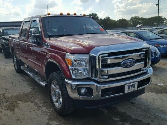 1FT7W2B64GEB91395 - 2016 FORD F250 SUPER RED photo 1