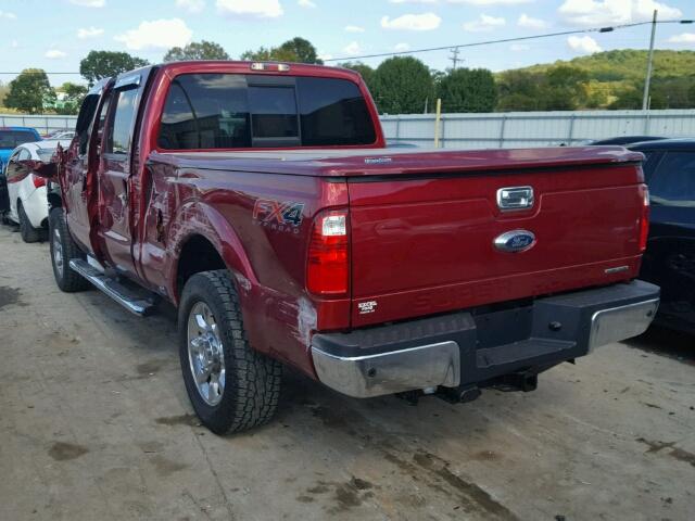 1FT7W2B64GEB91395 - 2016 FORD F250 SUPER RED photo 3